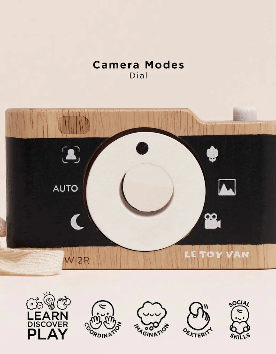 Le Toy Van Wooden Retro Camera