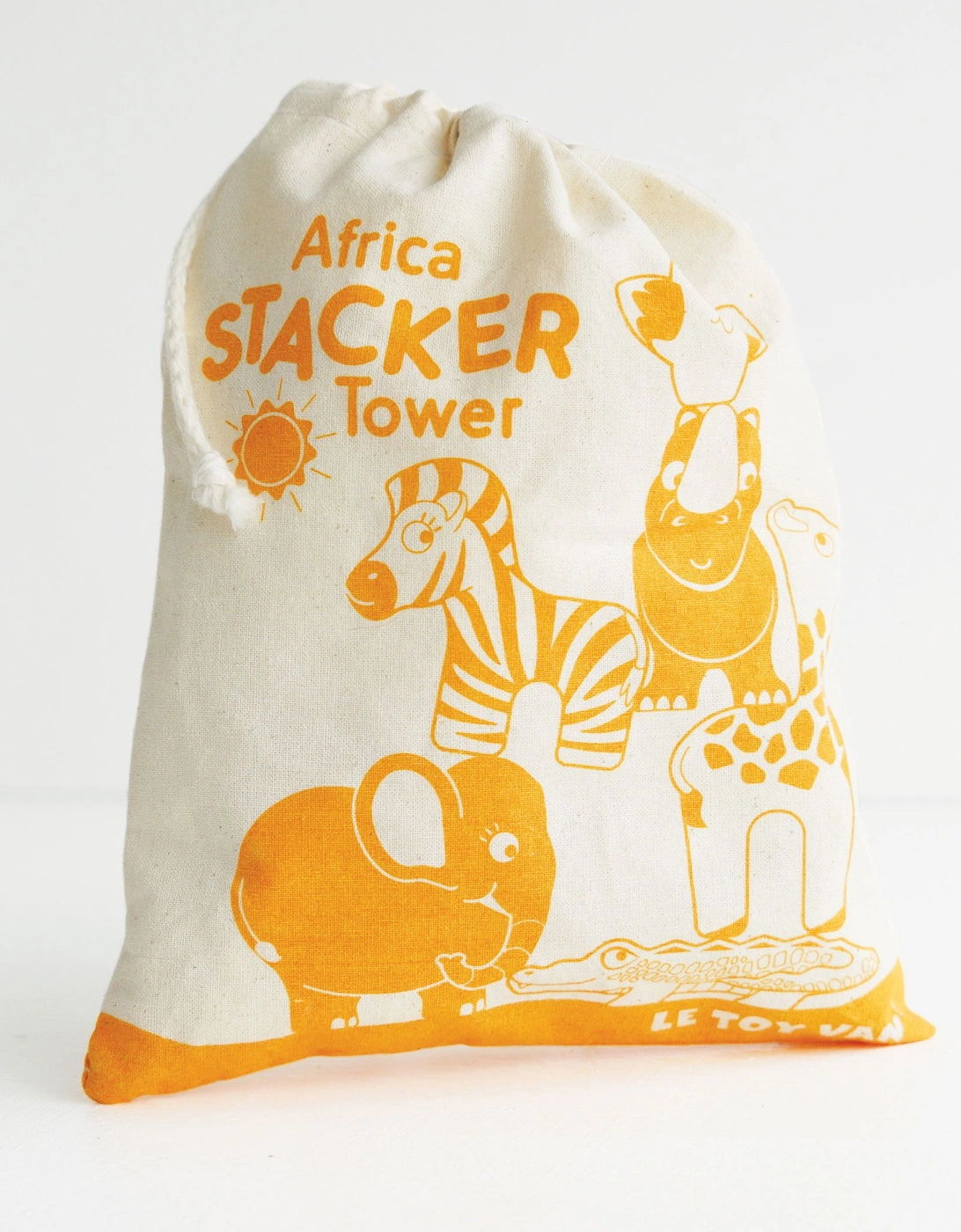 Le Toy Van African Safari Stacking Animals & Bag