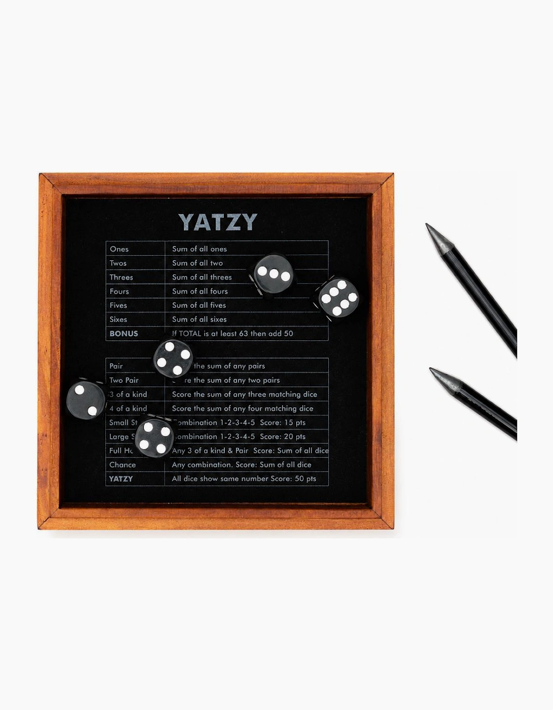 Yatzy Wooden Game