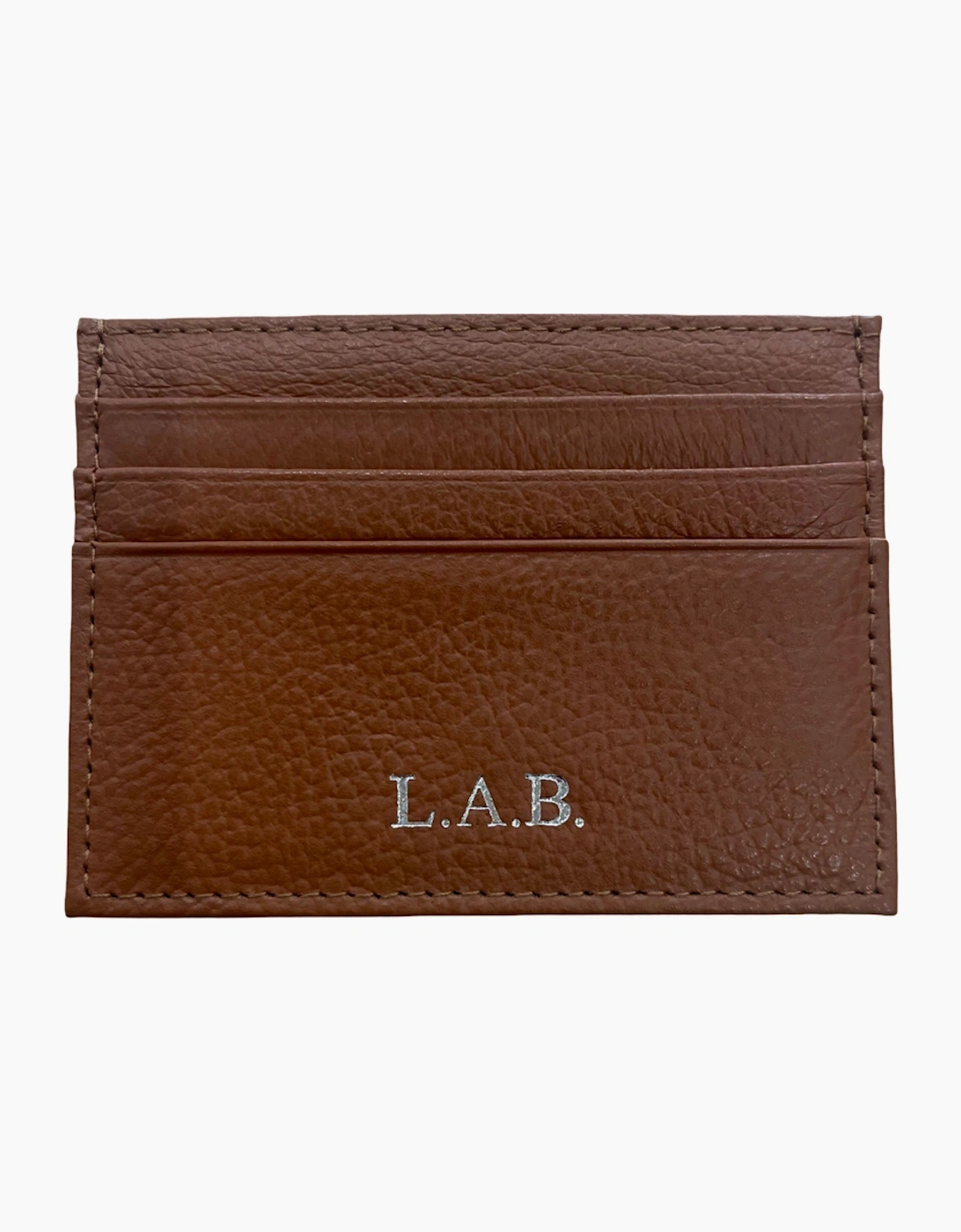 L.A.B. Italian Leather Card Holder Tan