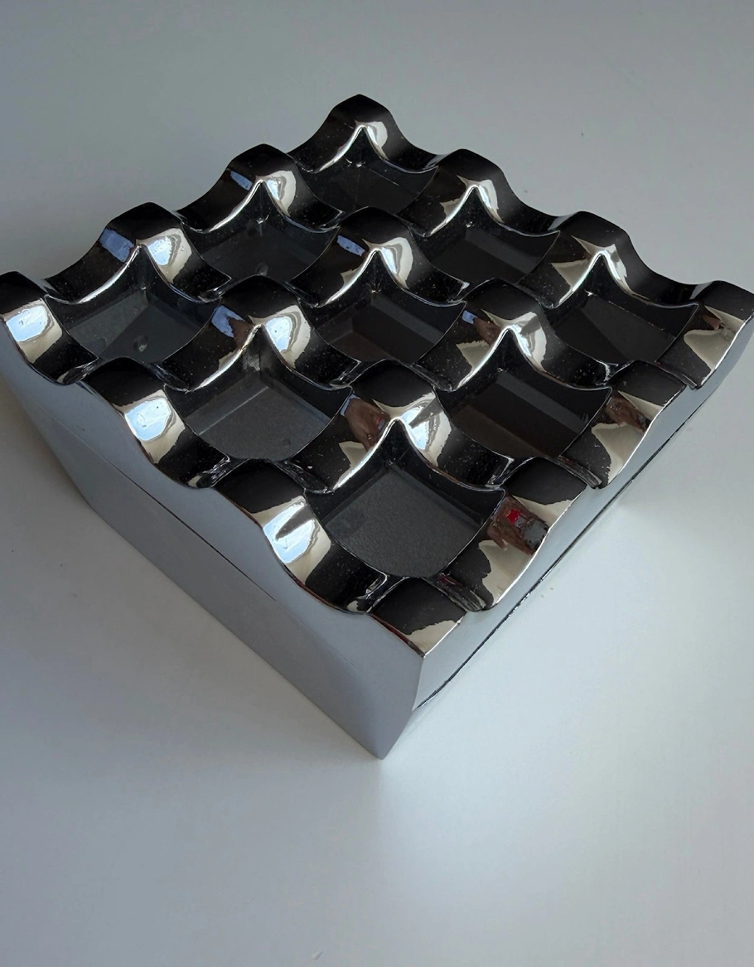 Ripple Silver Ashtray