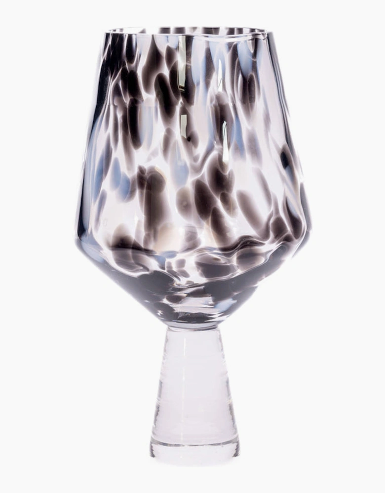Dalmatian Large Wine Glass Pedestal Stem