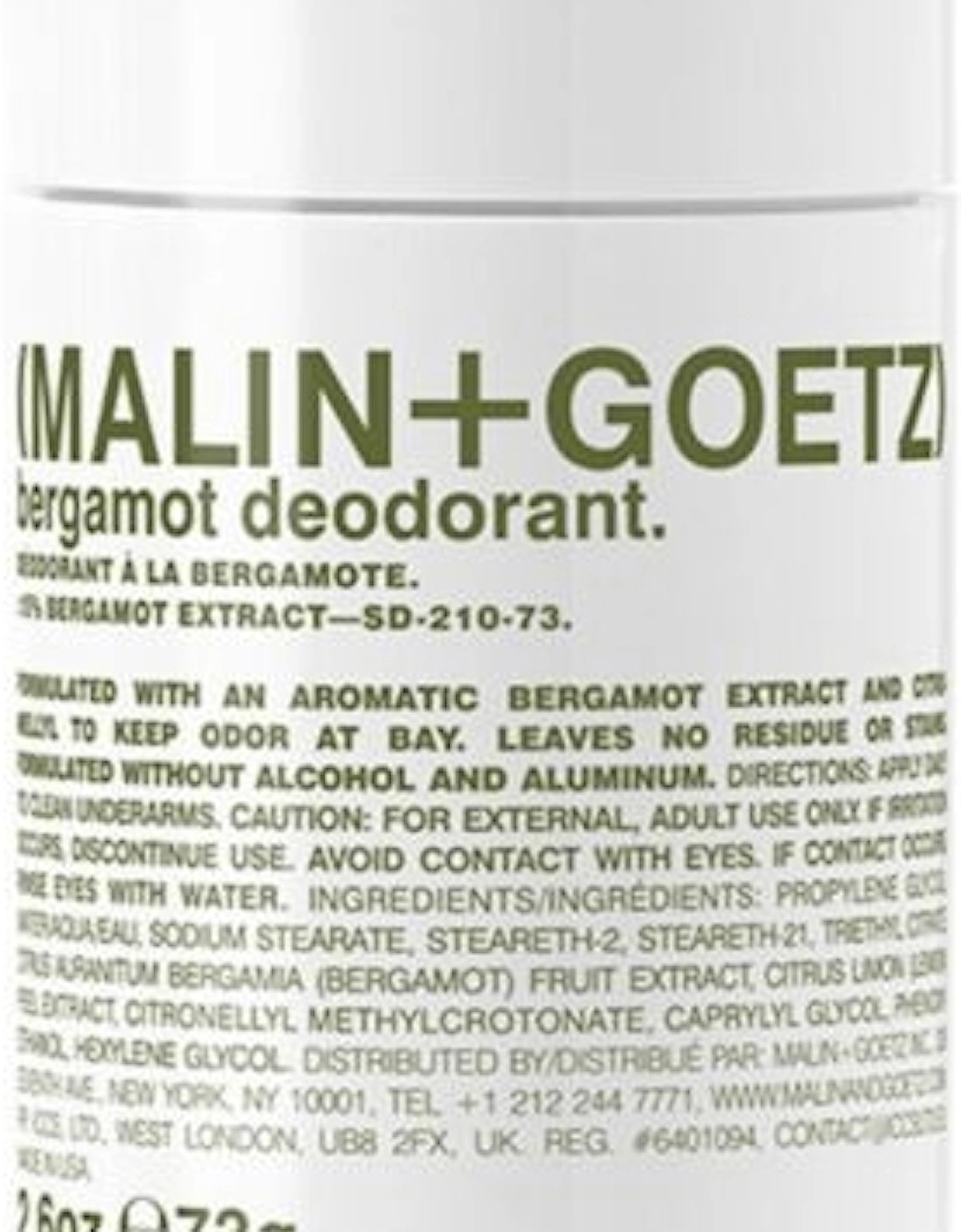 Malin + Goetz Bergamot Deodorant