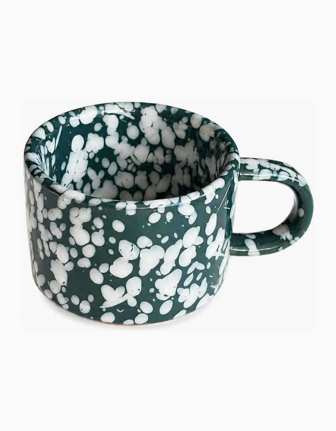 Speckled Blue Ceramic Espresso Mug