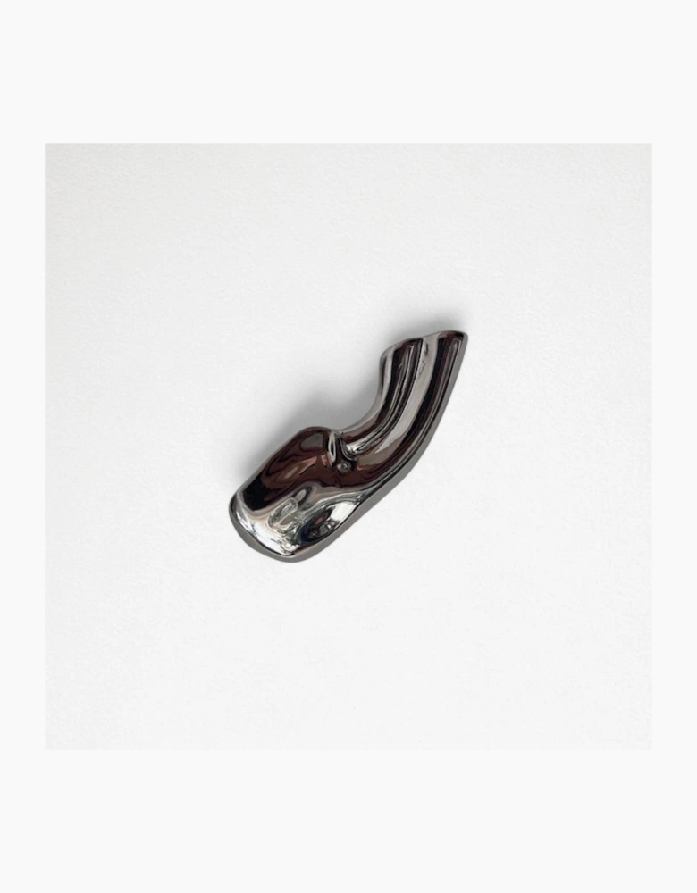 Silver Earlobe Cuff Earring One piece