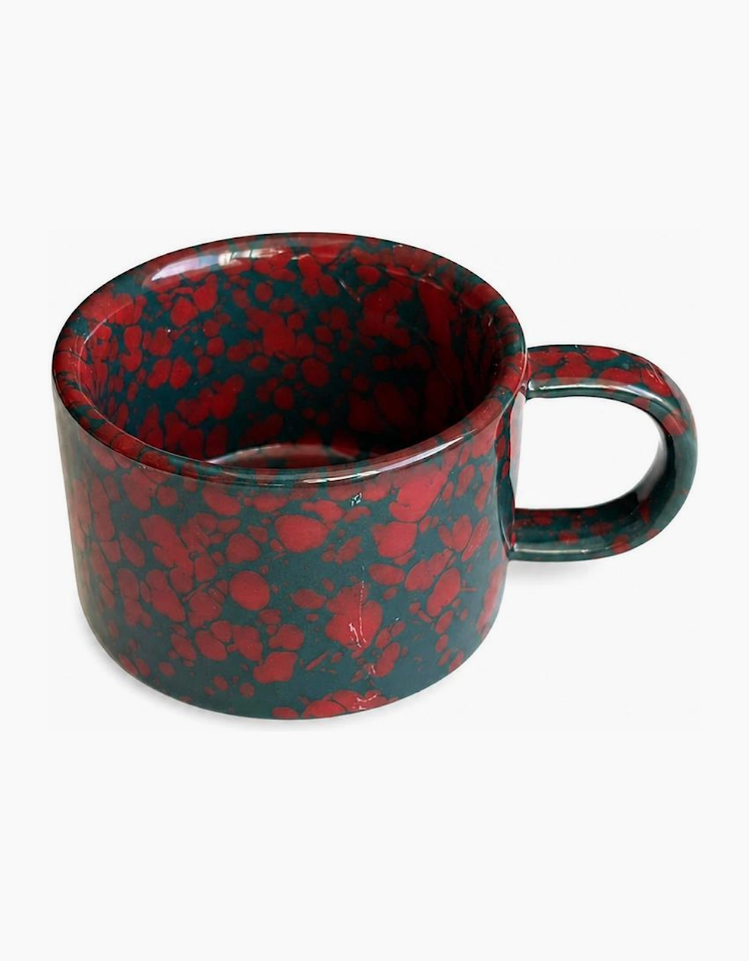 Speckled Green Ceramic Espresso Mug