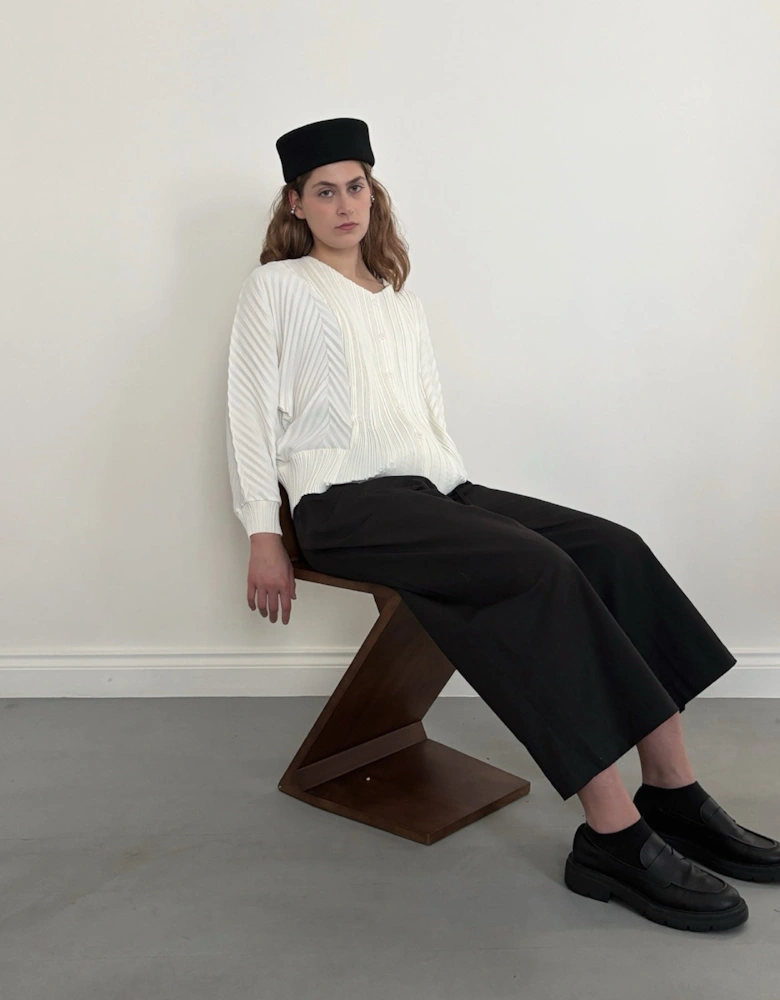 Black Culottes With Wrap Detail