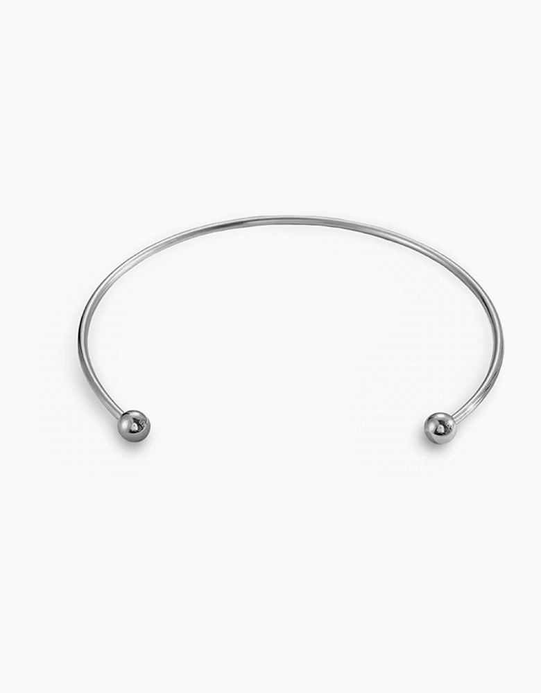 Solid Open Chocker Ball Necklace