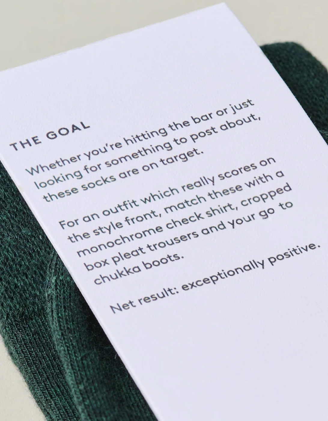 The London Sock Exchange The Goal Socks