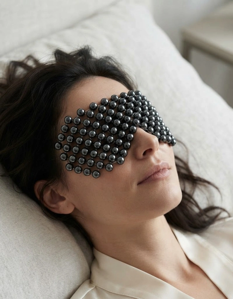 Metal Beaded Eye Mask