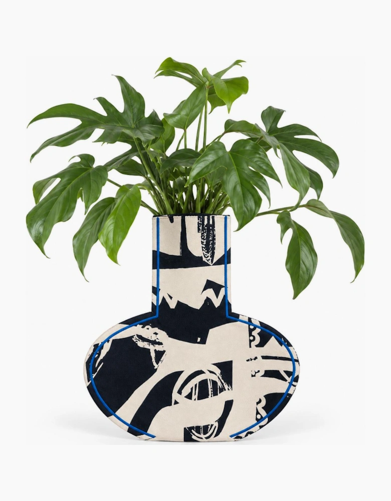 M2P Milos Lekythos Large Vase Black Blue