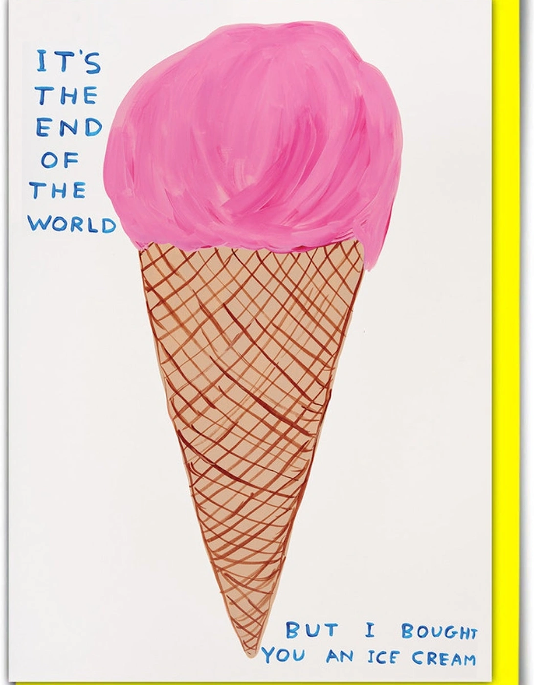 David Shrigley End Of The World Birthday Card