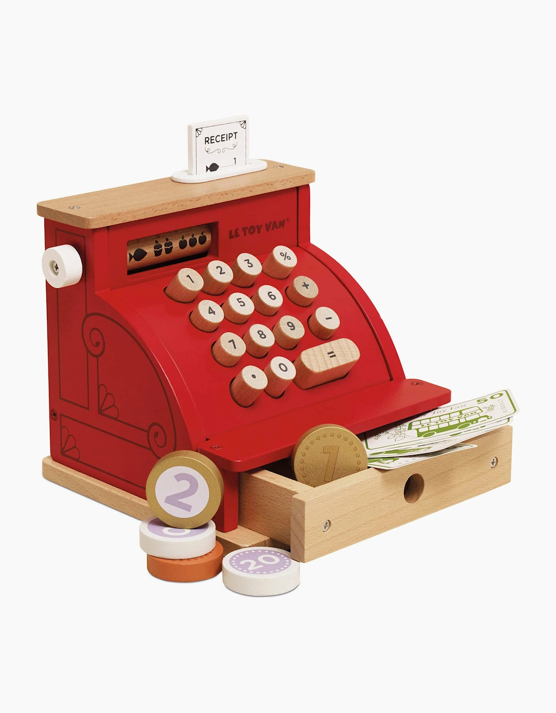 Le Toy Van Shop Till Cash Register & Money