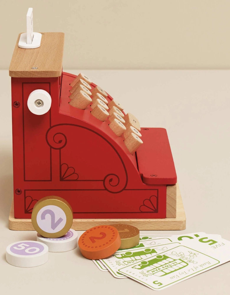 Le Toy Van Shop Till Cash Register & Money
