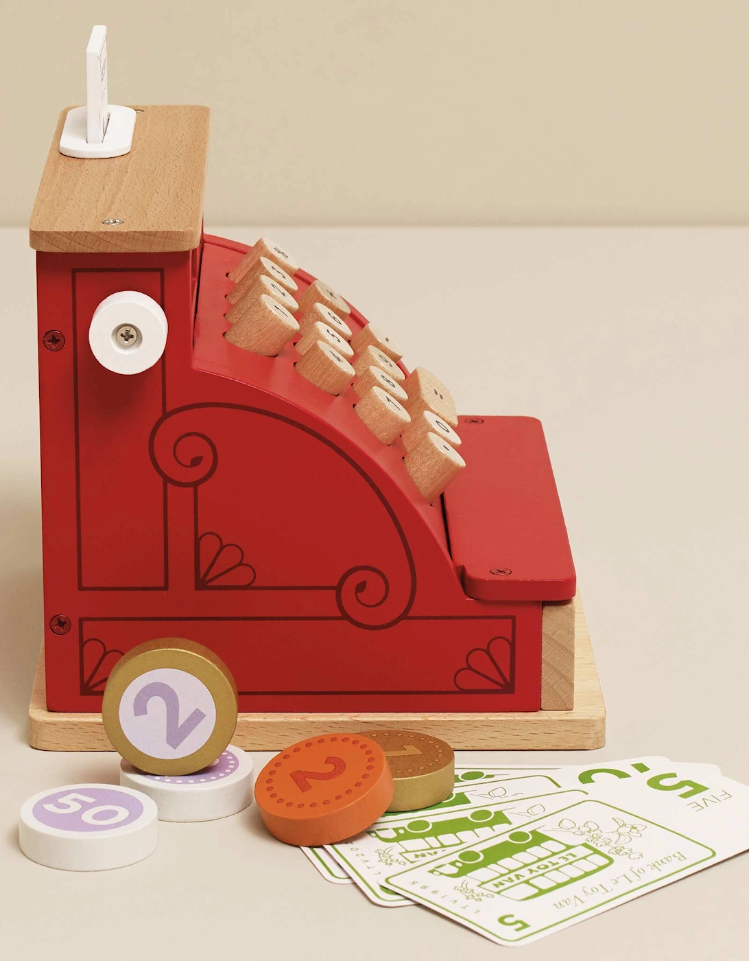 Le Toy Van Shop Till Cash Register & Money