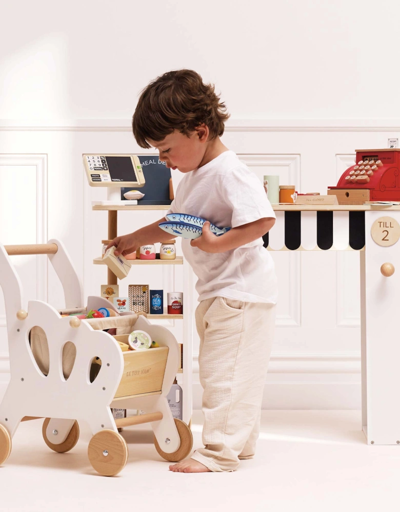 Le Toy Van Shop Till Cash Register & Money