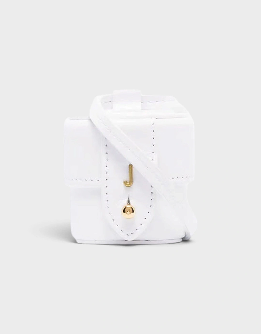 Le Micro Vanity Ultra-Mini Palm-Sized Bag White