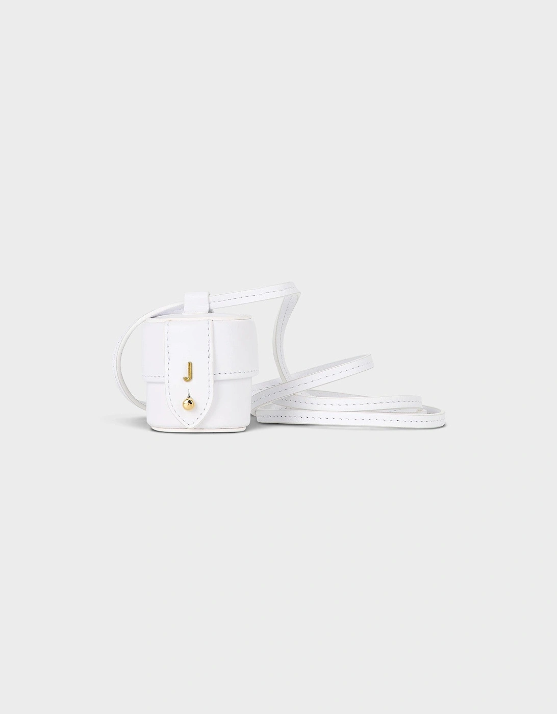 Le Micro Vanity Ultra-Mini Palm-Sized Bag White
