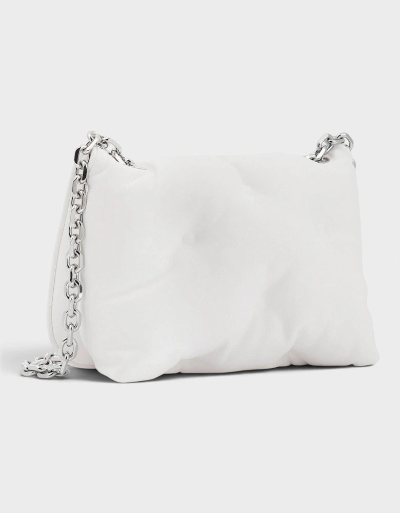Glam Slam Small Flap Bag White