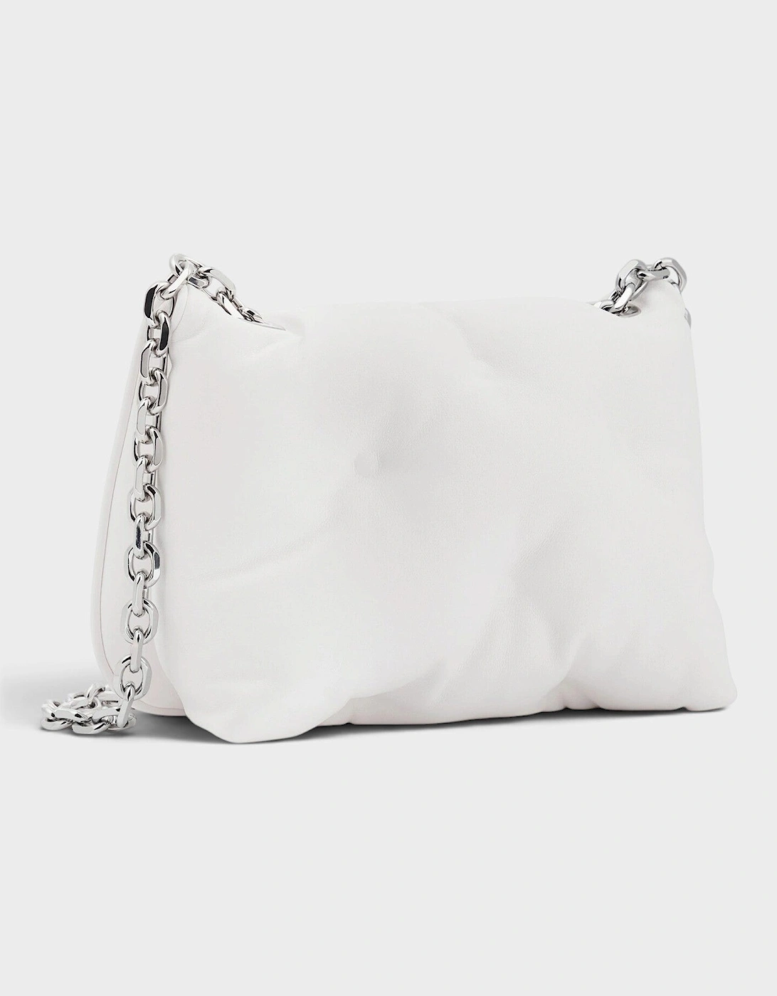 Glam Slam Small Flap Bag White