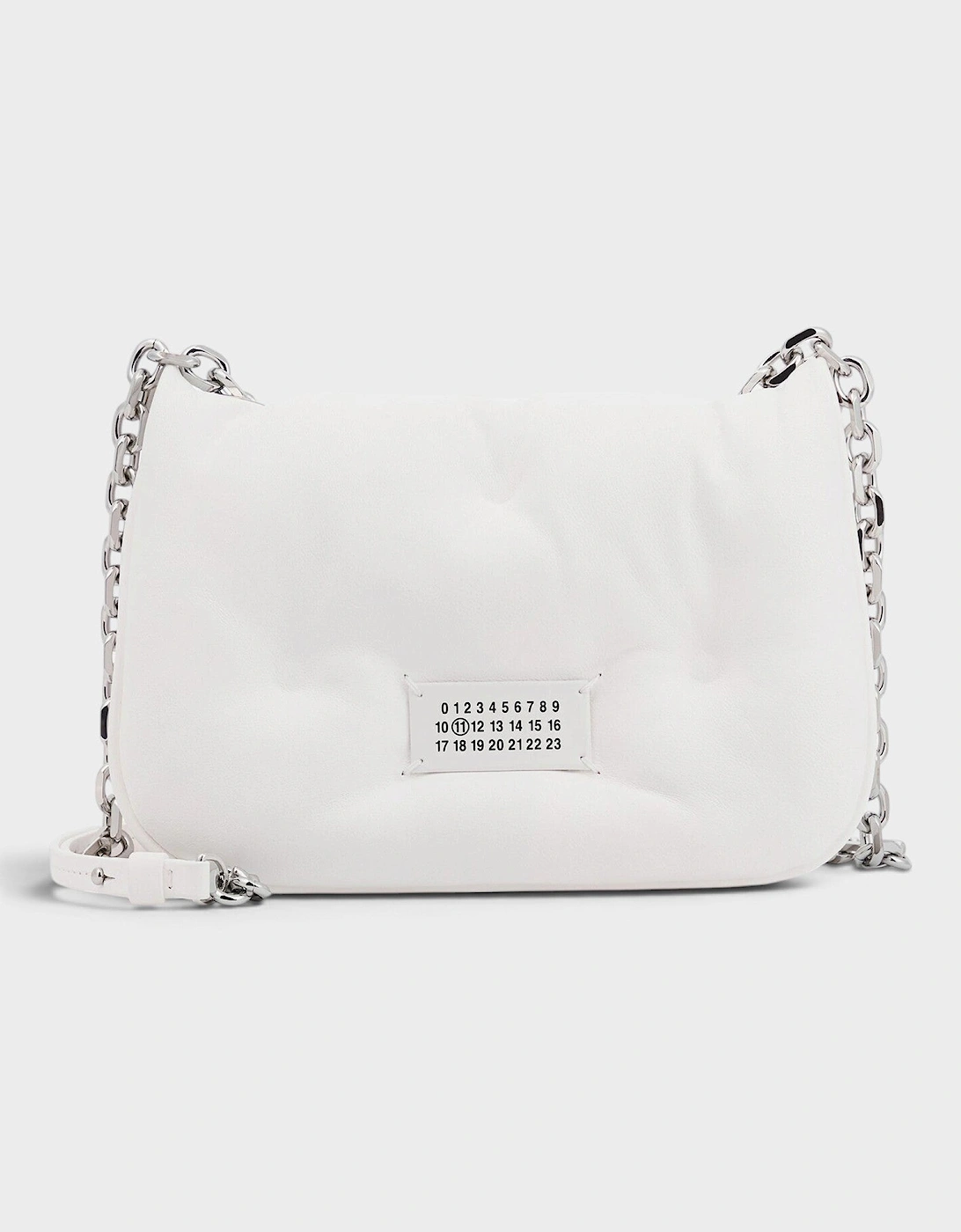 Glam Slam Small Flap Bag White