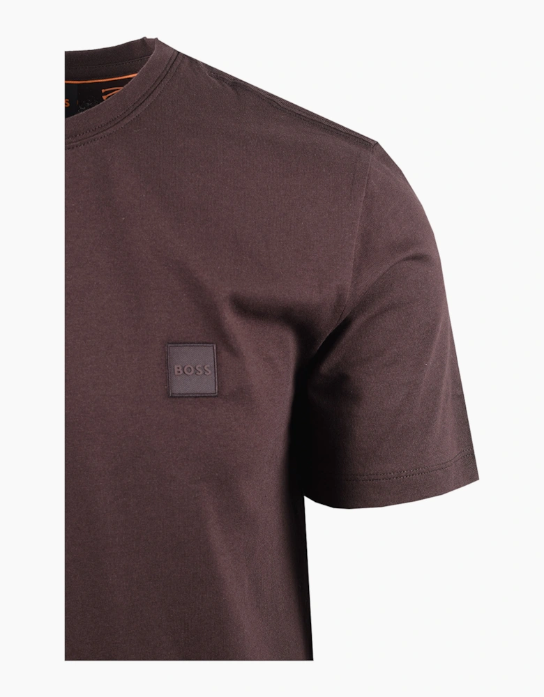 BOSS ORANGE TALES T-SHIRT DARK BROWN
