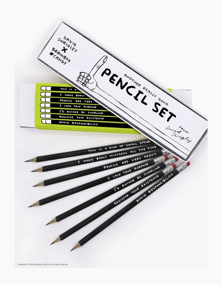 David Shrigley Pencil Box - 7 Designs (Set 2)