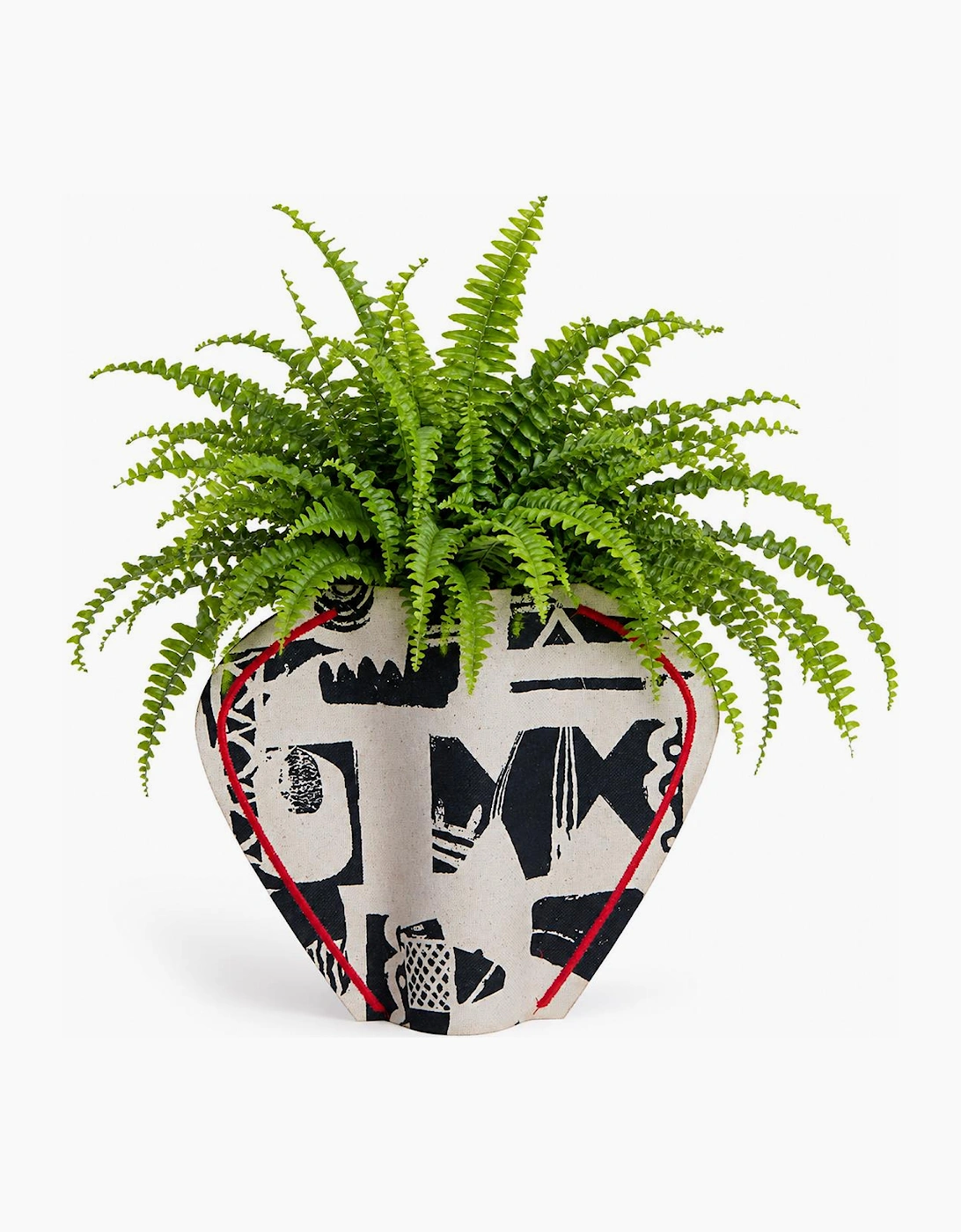 M2P Milos Cup Vase Black Red