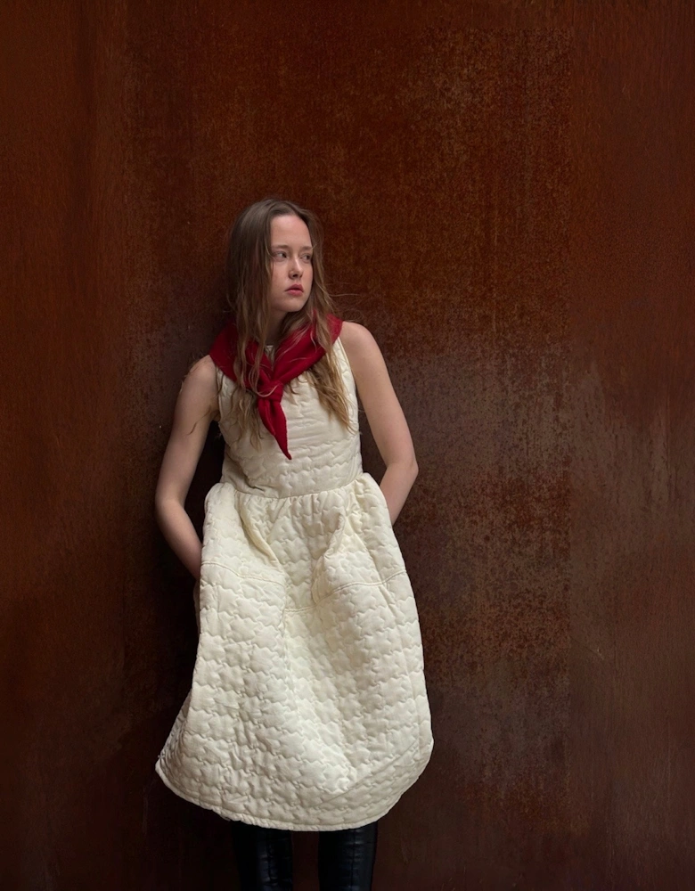 Red Wool Small Triangle Knitted Scarf