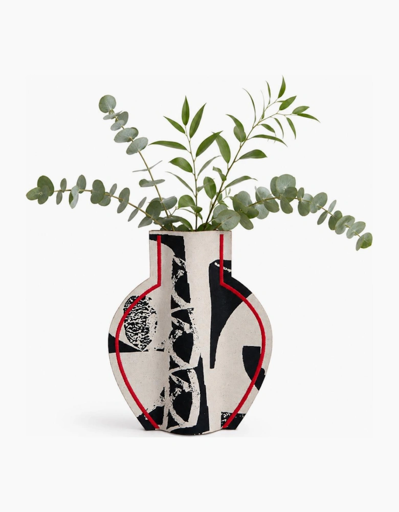 M2P Milos Jug Vase Black Red