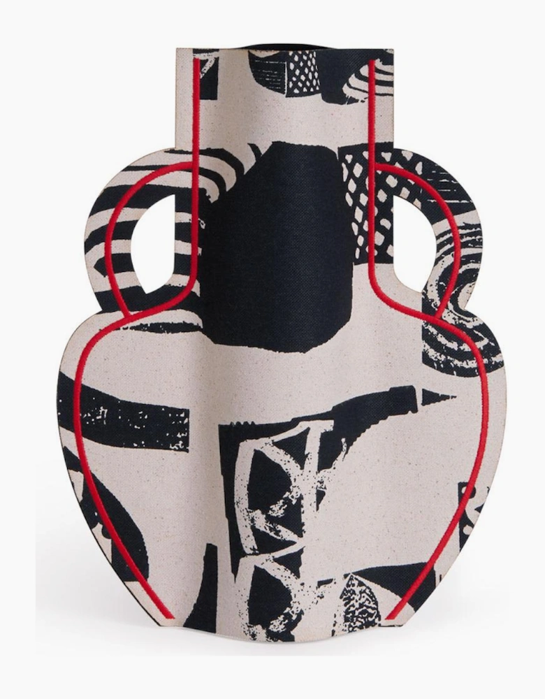 M2P Milos Amphora Large Vase Black Red