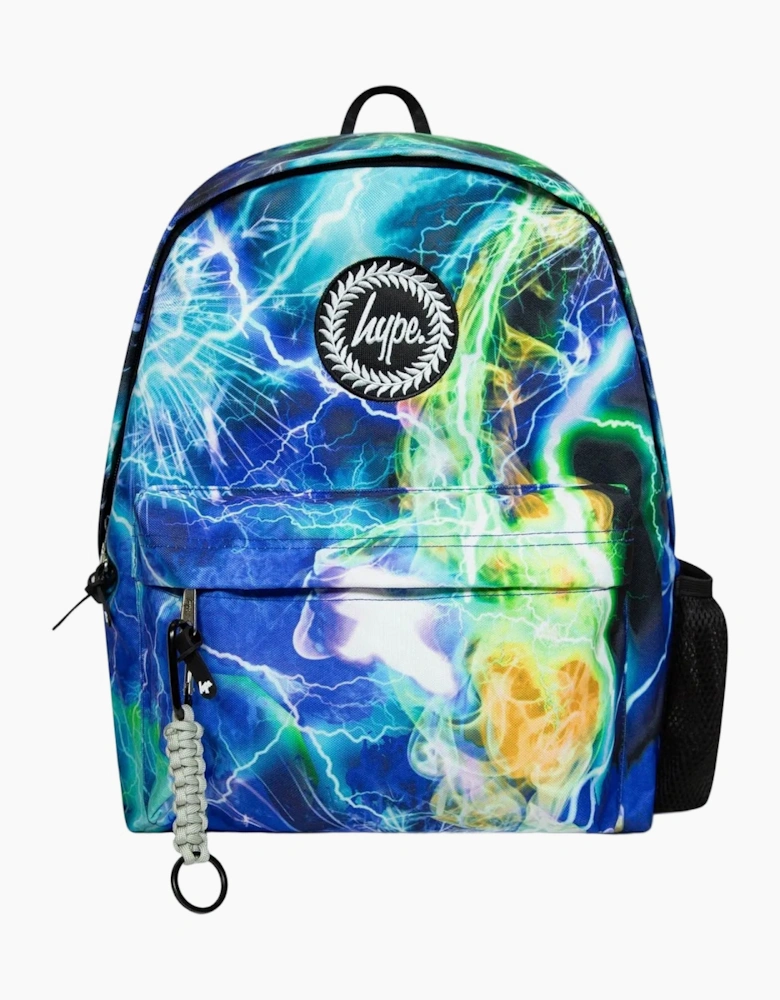 Hype Iconic Boy's Multicoloured Lightning Storm Backpack