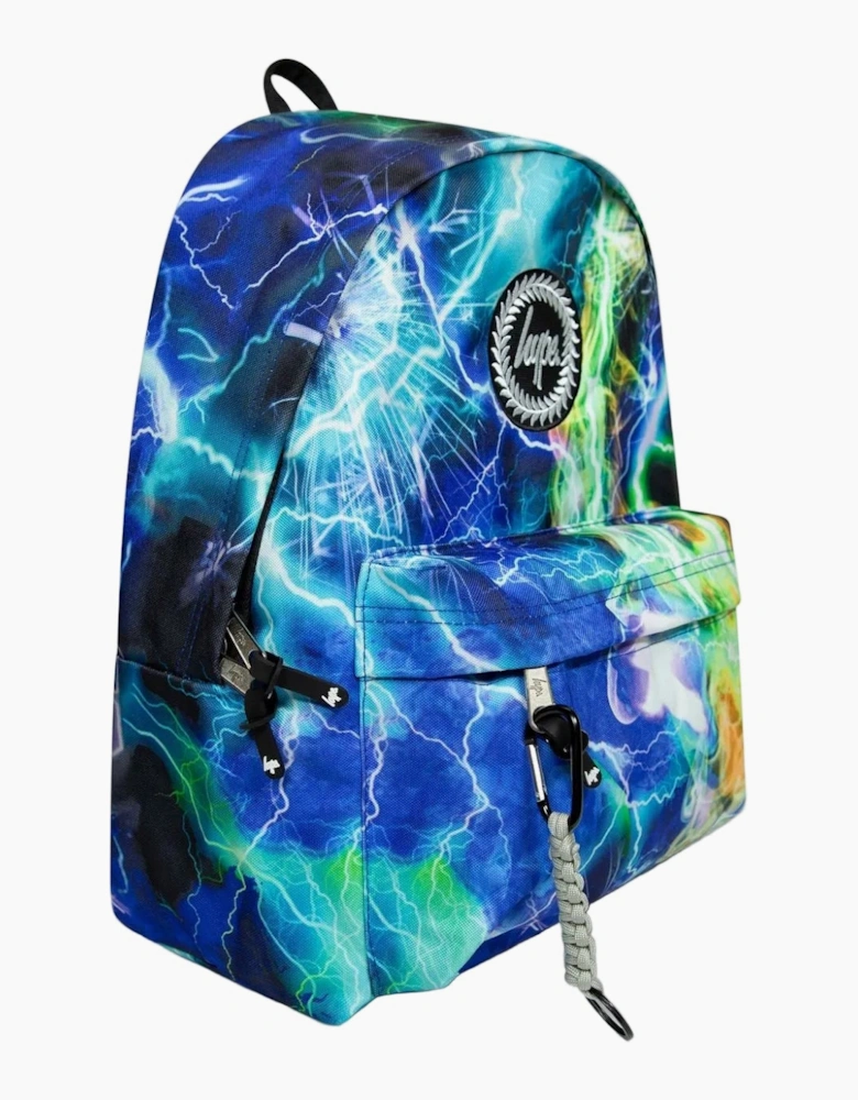 Hype Iconic Boy's Multicoloured Lightning Storm Backpack