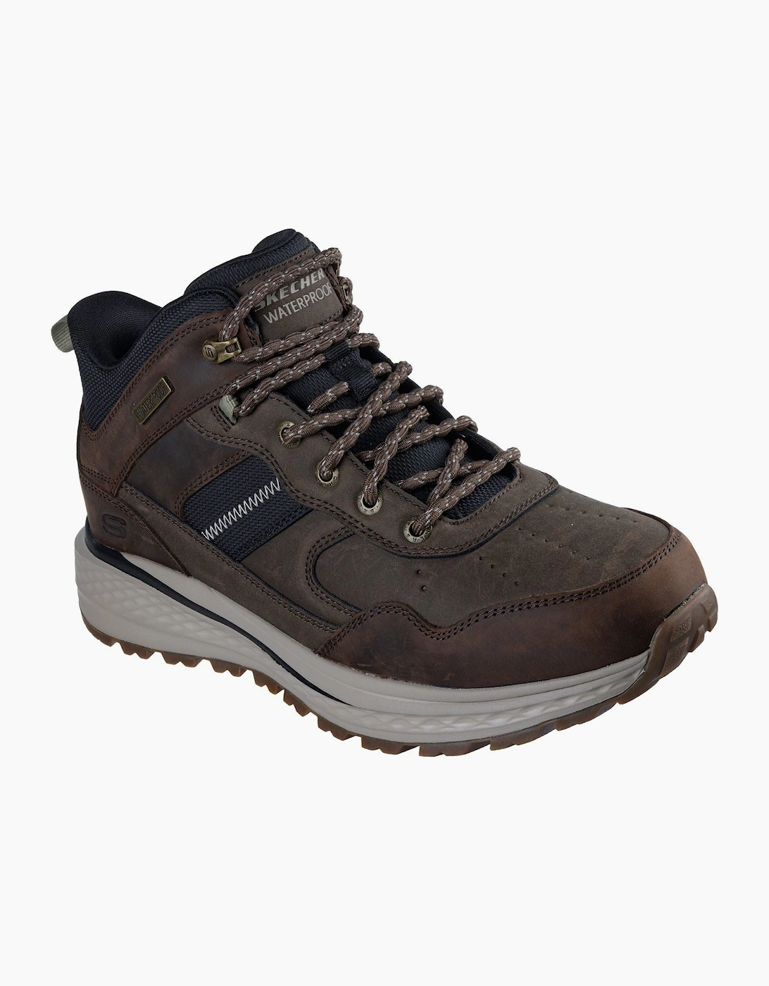 Skechers Slade Ultra Turner Leather Men's Cocoa Ankle Boots