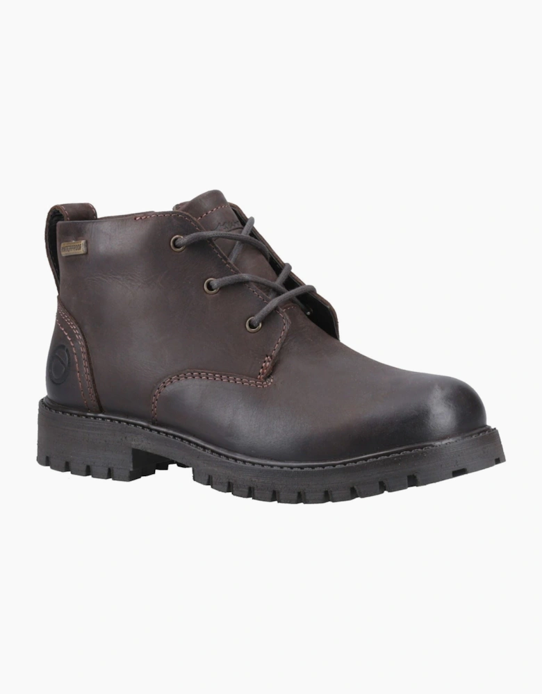 Cotswold Filkins Leather Boy's Brown Boots