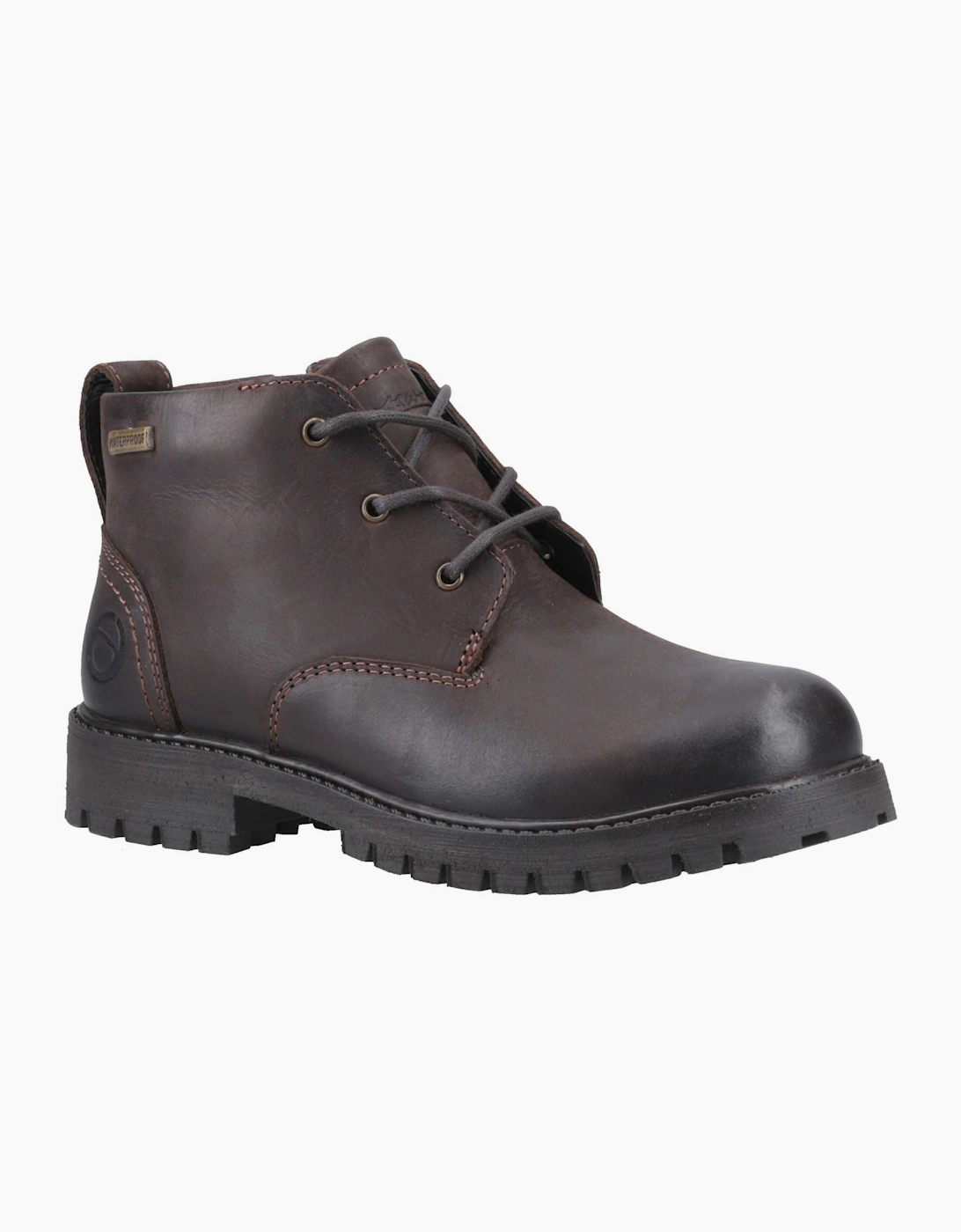 Cotswold Filkins Leather Boy's Brown Boots
