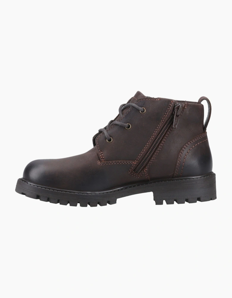 Cotswold Filkins Leather Boy's Brown Boots
