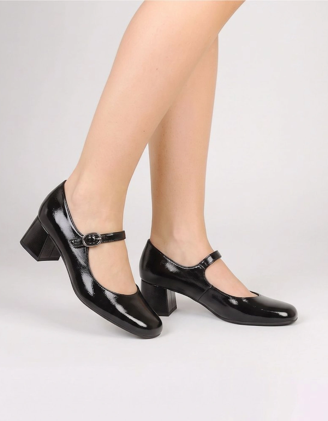 Glam Womens Mary Jane Court Shoes