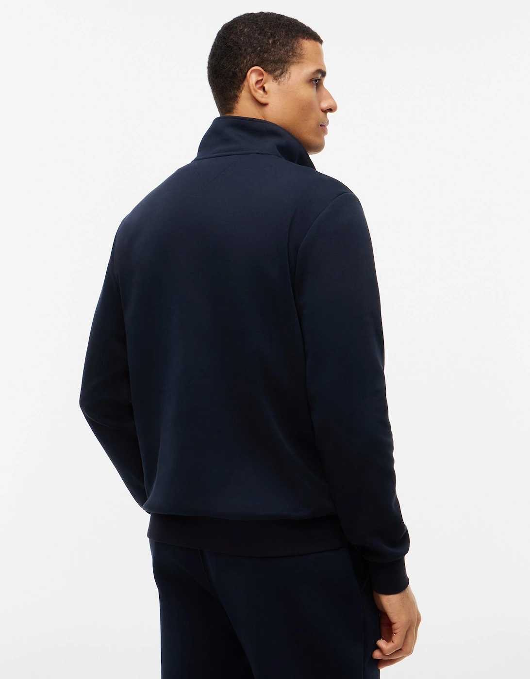 Tommy Hilfiger Essential Intechno Mens Half Zip Sweatshirt - Desert Sky