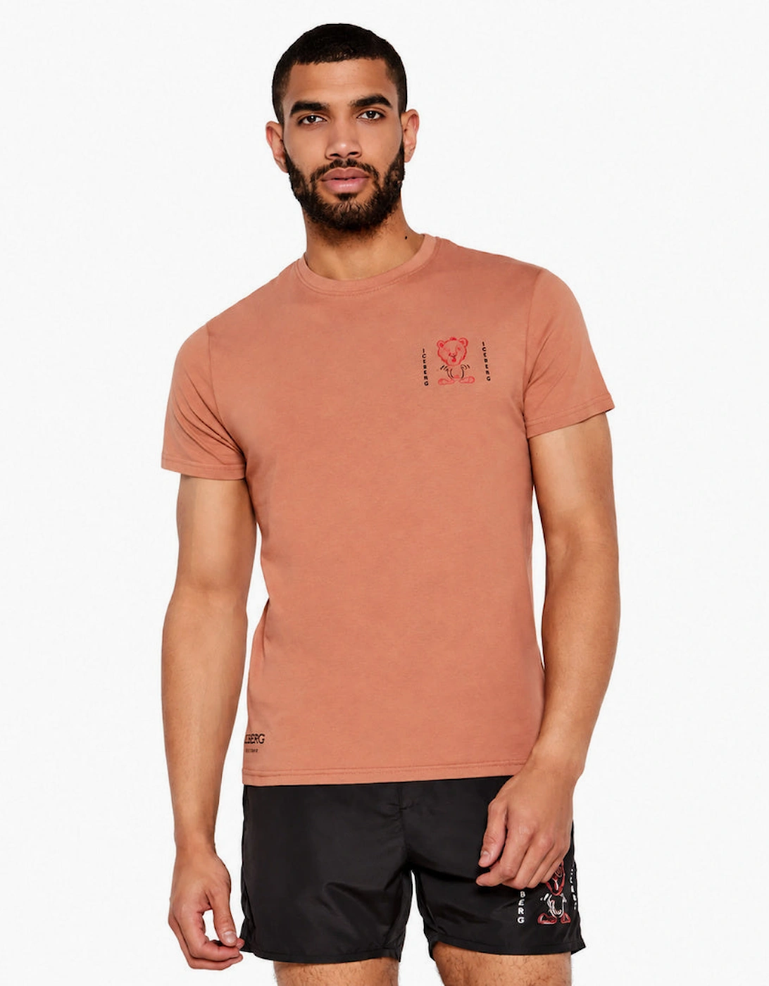 Iceberg Bear Logo Indian T-Shirt