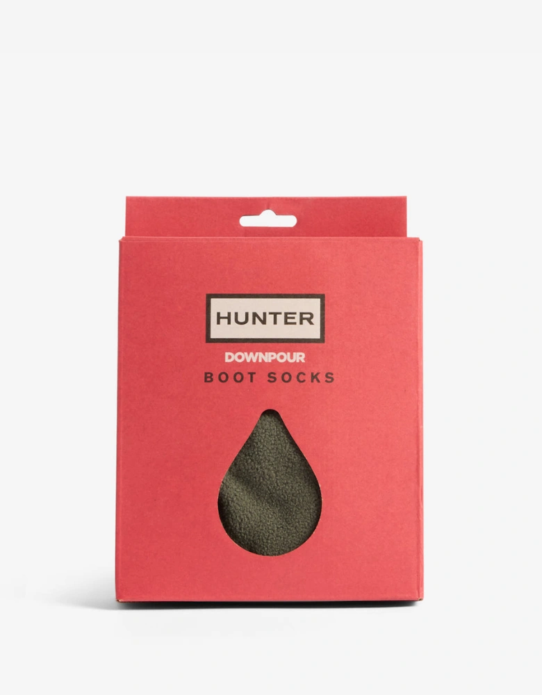 Hunter Downpour Boot Tall Boot Socks - Dark olive
