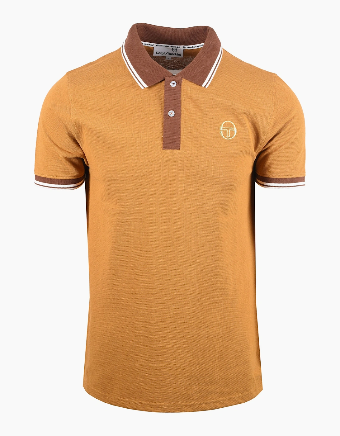 SERGIO TACCHINI CON 020 POLO GOLDEN BROWN/GARDENIA/POTTING