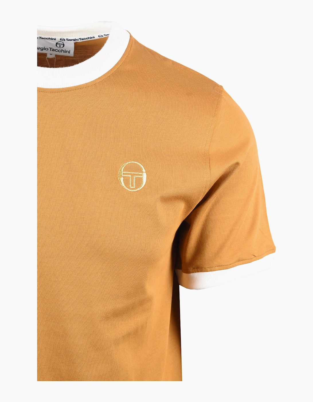 SERGIO TACCHINI NERA T-SHIRT GOLDEN BROWN/GARDENIA