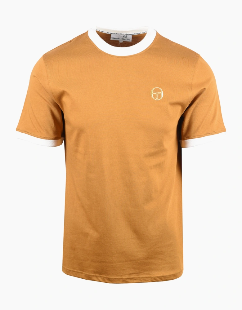 SERGIO TACCHINI NERA T-SHIRT GOLDEN BROWN/GARDENIA