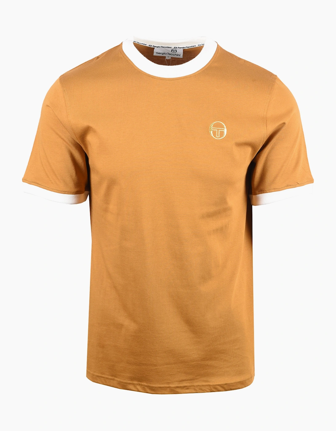 SERGIO TACCHINI NERA T-SHIRT GOLDEN BROWN/GARDENIA