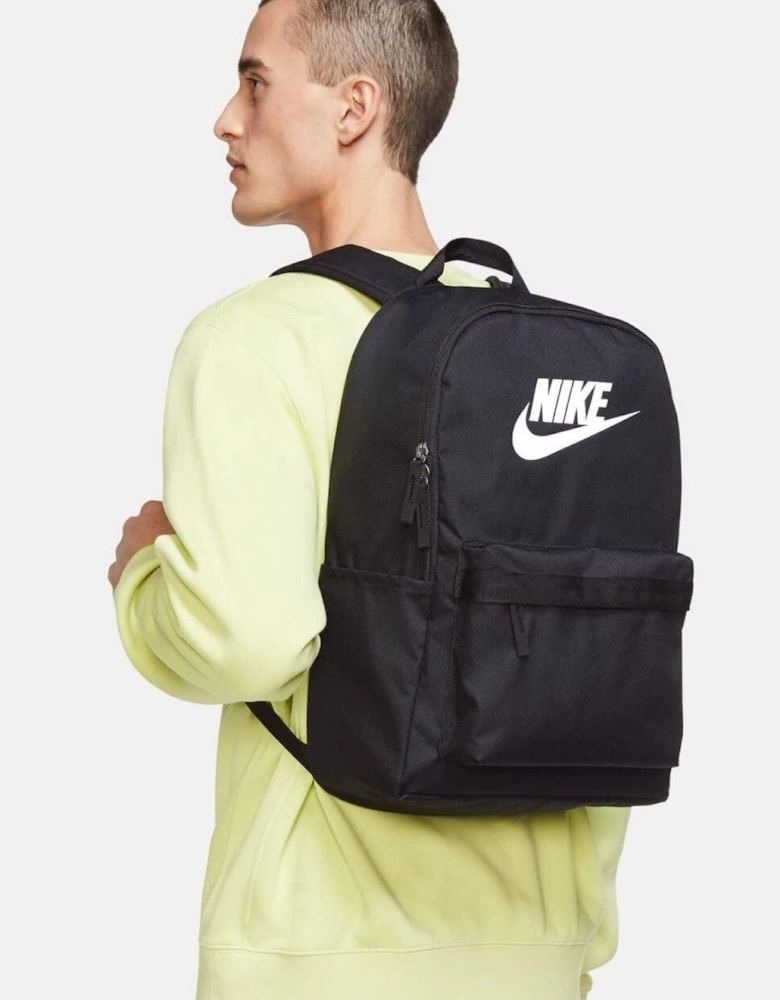 NIKE Unisex Heritage Backpack - 2.0 Bag Black