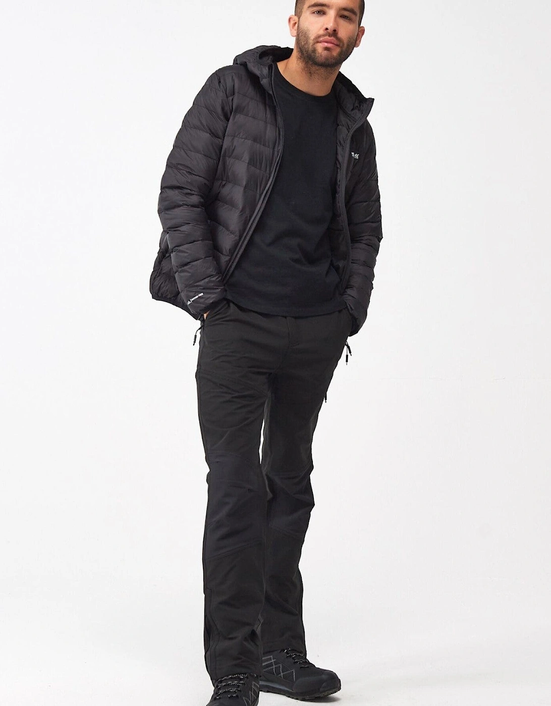 Regatta Mens Marizion Padded Insulated Jacket in Black