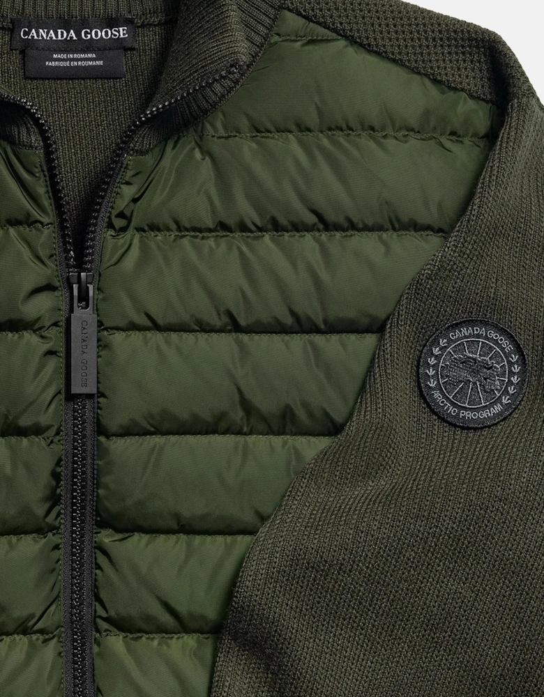 HYBRIDGE KNIT JACKET BLACK DISC