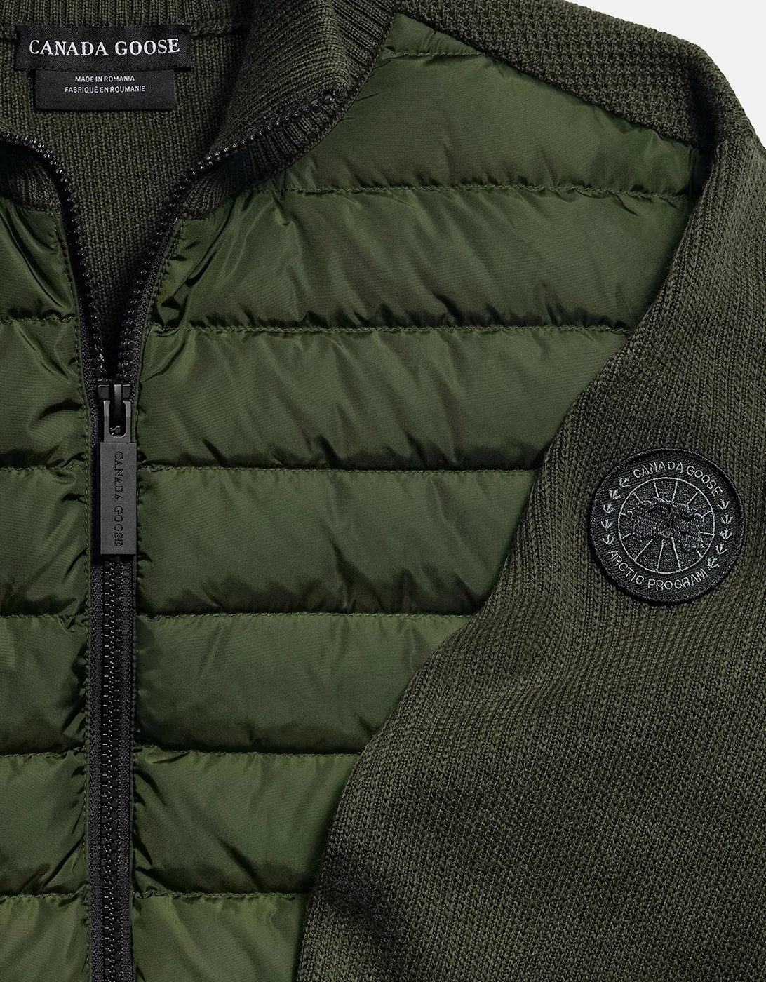HYBRIDGE KNIT JACKET BLACK DISC