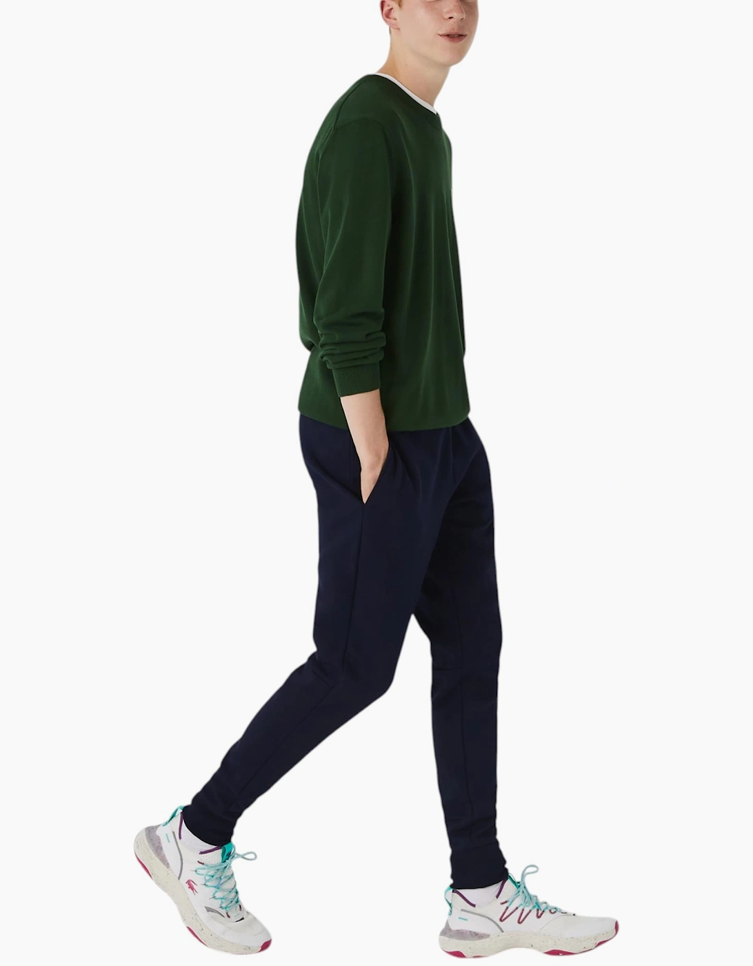Lacoste Mens Tracksuit  Pullover Hoodie Fleece Jogger Sportswear